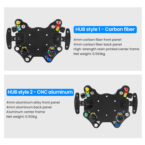 SIMSONN Sim Racing Steering <strong>Wheel</strong> LED Button Gaming Paddle Shifter <strong>PC</strong> Racing <strong>Wheel</strong> - Product Image 5