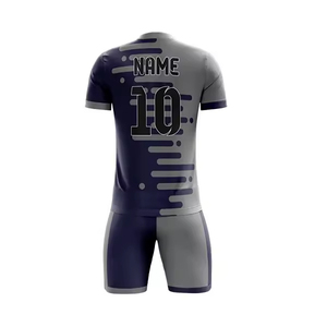 Camiseta de Fútbol Personalizada con Logotipo, Cómoda, 100% Poliéster, Uniformes Transpirables con el Último Diseño para Adultos, Estilo Conjunto - Product Image 4