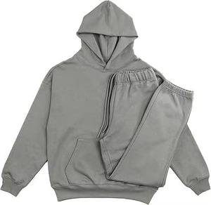 Conjunto Deportivo Unisex con Capucha, Estilo Slim Fit, Lavado Ácido, para Invierno, con Letras Estampadas, 65% Algodón, 35% Poliéster, Felpa, Ecológico, Reversible - Product Image 3