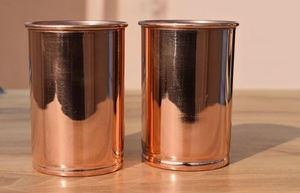 Verres en cuivre pour hôtels, restaurants et traiteurs, gobelets métalliques pour eau, jus, cocktails, durables, réutilisables, en gros. - Product Image 6