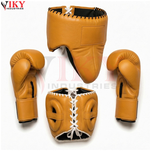 Conjuntos de Equipo de Boxeo de Cuero PU de Color Amarillo Vintage, Hechos a Medida, Ligeros, de Primera Calidad, Nueva Llegada, Precio al por Mayor - Product Image 4