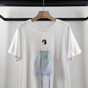 โรงงาน OEM ของเราผลิตเสื้อยืดผ้าฝ้ายสำหรับผู้หญิงแบบสั่งทำพิเศษที่ผลิตในประเทศปากีสถานโดยใช้วัสดุคุณภาพพรีเมียม - Product Image 4