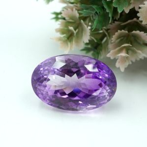 Piedra Preciosa de Amatista Natural, Forma Ovalada, 31.60 Quilates, Piedra Suelta - Product Image 2