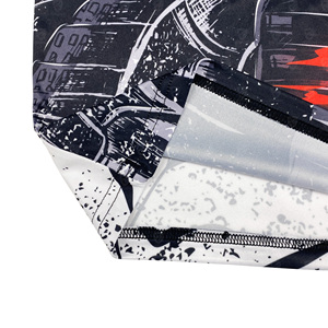 เสื้อยืดมวยปล้ำผู้ชายแบบซับลิเมชั่นสั่งทำพิเศษ ผ้าฝ้าย/ใยไผ่ คอกลม ทรงปกติ พิมพ์ลายทั้งตัว ระบายอากาศได้ดี แห้งเร็ว - Product Image 6