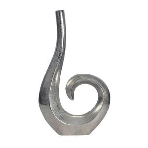 Jarrón Decorativo Moderno para Interiores, Acabado Plateado, Metal, Diseño Hueco, Hecho a Mano, Personalizable, Decoración Moderna, Jarrones Elegantes - Product Image 4