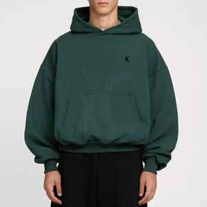 Sudadera con Capucha de Corte Holgado para Hombre, en Mezcla de Algodón Premium, con Servicio de Logotipo Personalizado, para Uso Diario Informal - Product Image 3