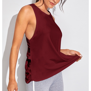 Chaleco Deportivo para Mujer, Ligero, para Entrenamiento, Top Deportivo de Poliéster/Algodón, Tejido de Punto Transpirable de Secado Rápido para el Gimnasio en Verano - Product Image 2