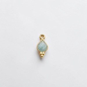 Pendentif connecteur vintage pour femme en argent sterling plaqué, avec zircon naturel taille princesse en forme de cœur serti clos - Product Image 1