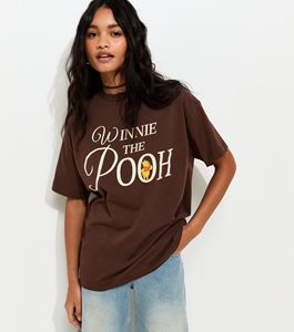 Dark Brown Pooh Oversized <b>T</b>-<b>Shirt</b> - Product Image 2