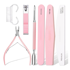 Best Selling Nail Caring Manicure Equipment Sets with Nail <b>Files</b> Clipper Nipper Cleaning Brush and OEM Packing - Product Image 4