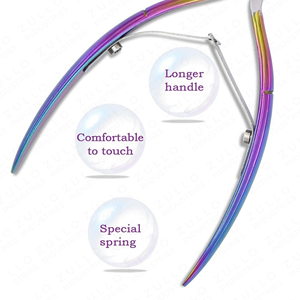 Coupe-cuticules professionnel en acier inoxydable couleur titane, outil de manucure pour éliminer les peaux mortes, OEM - Product Image 3