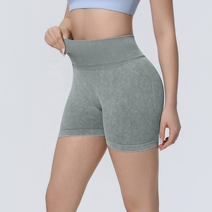 High Waist Seamless Knitted <b>Shorts</b> For <b>Men</b> Solid Color <b>Elastic</b> <b>Waistband</b> Sporty Style Quick Dry Breathable Spandex Polyester - Product Image 6