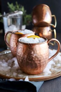 Copper cocktail mug collection meadow inspired beverage <b>cups</b> <b>reusable</b> premium drink mugs durable - Product Image 6