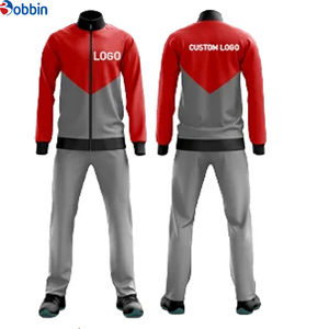Chándal para Hombre Bobbin, Color Azul Gris, con Bloques de Color, Cierre Completo, Estilo Deportivo Informal, con Logotipo Personalizado, Atuendo de Otoño - Product Image 2