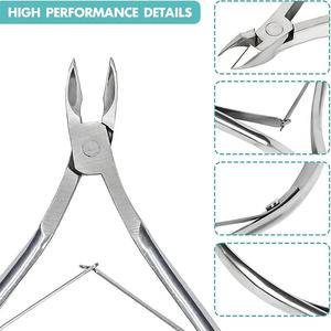 Coupe-cuticules professionnel en acier inoxydable pour manucure et pédicure – Ciseaux de précision pour peaux mortes - Product Image 1