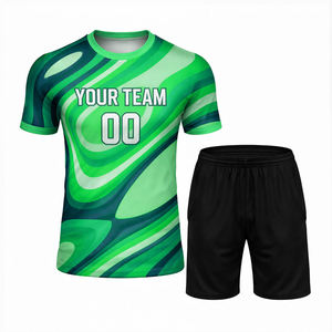 T-shirts et shorts de tennis personnalisés pour femmes, en polyester sublimé respirant, vêtements de tennis pour hommes - Product Image 4