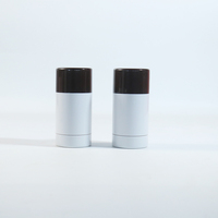 Tube de déodorant vide givré à remplissage par le bas, en ABS et PP, avec mécanisme rotatif, pour gel anti-transpirant, 30, 50, 75g, pour emballage d'antiperspirants