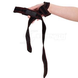 Strong Leather <b>Lifting</b> <b>Straps</b> Workout Support <b>Straps</b> <b>For</b> Gym <b>Lifting</b> And Strength Performance Training - Product Image 2