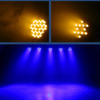 Lumières à faisceau LED RGBW 4-en-1 haute luminosité 200W avec DMX, 54 pièces de lumières LED Par pour scène, concert, DJ, éclairage laser couleur
