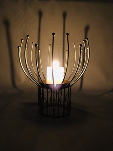 เชิงเทียนลวดเหล็กรูปตัวทีสำหรับตกแต่งบ้านปรับแต่งขนาดได้ - Product Image 5