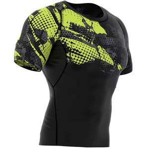 Best Selling <b>Men</b> <b>Rash</b> <b>Guard</b> For Sale / Custom Polyester Material Made <b>Rash</b> <b>Guard</b> Available In All Sizes <b>Men</b> <b>Rash</b> <b>Guard</b> - Product Image 3