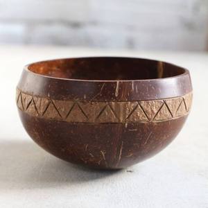 Tazón de Coco Natural Ecológico Personalizado, Tallado a Mano, Vajilla Orgánica Hecha a Mano, Plato para Servir y Decorar - Product Image 2