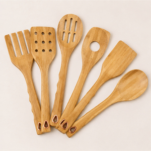 Juego de Utensilios de Cocina al por Mayor, Cucharas y Espátulas de Madera Resistentes al Calor, Herramientas de Cocina para Restaurante y Uso Doméstico - Product Image 4