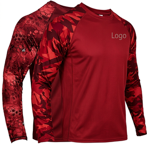 Camiseta de Pesca Personalizada de Primera Calidad, Sublimada, de Manga Larga, con Protección UV, Transpirable, de Secado Rápido, para Pescadores - Product Image 1