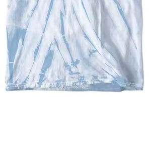 T-shirts pour hommes en coton 100% respirant, grande taille, tie-dye, manches courtes, vêtements décontractés d'été, vente en gros de haute qualité - Product Image 3