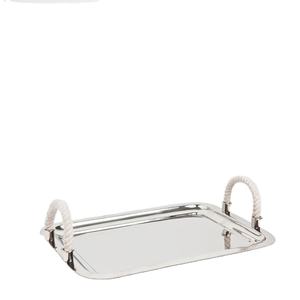 Accueil Hôtel Vaisselle Alimentaire Plat De Service En Métal Plateau De Service Restaurant Hôtels Décor De Table Servant Utilisation Multifonctionnelle - Product Image 1