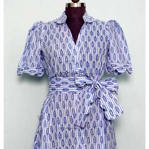 Nuevo Vestido Midi Informal con Cuello en V y Corte en A, Transpirable, Estilo Bohemio, para la Playa, Fiestas, Uso Diario, Cómodo, para Mujer - Product Image 4