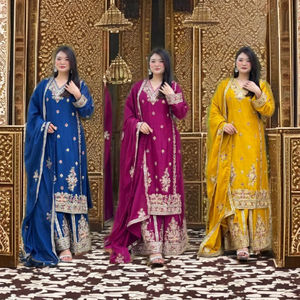 Nuevo Conjunto de Salwar Kameez y Dupatta de Diseño Elegante para Mujer, en Modal, para Fiestas Diwali, con Características Reversibles de Secado Rápido - Product Image 1