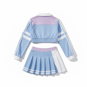 Tenues de cheerleading durables à haute élasticité, ensemble de cheerleaders professionnel en sublimation, tenue d'équipe de cheerleading pour filles, All Star Cheer Team - Product Image 3