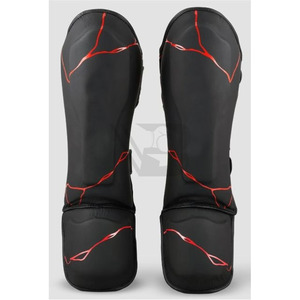 Protège-tibias personnalisables de haute qualité avec protection professionnelle, design léger et durable, en cuir PU - Product Image 1