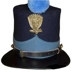 Sombreros Shako Franceses de Moda Vintage, 100% Cuero y Lana, Bordado a Mano, Logotipo Personalizado - Product Image 6