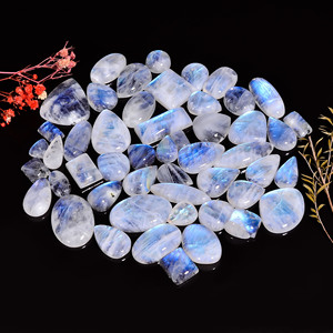 Pierre de lune la plus vendue, cabochon en pierre précieuse, cristal pour la fabrication de bijoux, pendentifs, bagues, boucles d'oreilles, disponible à la vente - Product Image 3