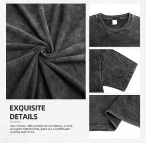 <b>Animal</b> Print <b>Men's</b> Regular Fit Short Sleeve T-Shirt O-Neck Casual Cotton Knitted Sequin Embroidery Breathable Front Design - Product Image 5