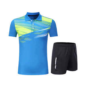 Nouvelle collection de vêtements de tennis tendance unisexe, très demandée, sublimation, manches courtes, respirant, séchage rapide, uniforme de badminton personnalisé - Product Image 6