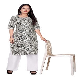 Meilleure offre de prix de vente Offre Vente Vente en gros Crape Kurti pour les femmes de la vie quotidienne Utilisation pour l'approvisionnement en gros Exportation en Inde - Product Image 1