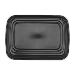 42oz Rectangular Microwaveable <b>Container</b> with <b>Lid</b>, 150 Sets (50/6) - Product Image 4