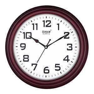 Horloge de bureau moderne de haute qualité avec mouvement silencieux et grands chiffres pour une lecture facile sur le mur, disponible à la vente - Product Image 3