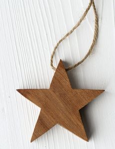 Adornos Decorativos de Estrella de Madera que Aportan Calidez, Alegría y Brillo a Cada Celebración - Product Image 4