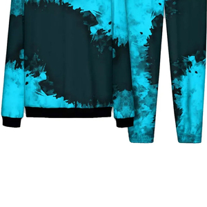 Survêtement homme éco-responsable hiver à capuche tie-dye respirant léger personnalisable - Product Image 3