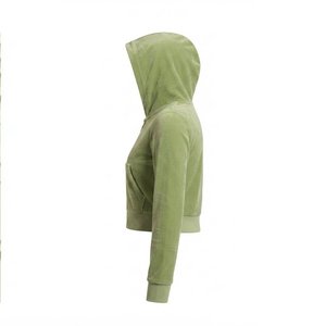 Sudadera con Capucha y Estampado de Leopardo para Mujer, con Cierre de Cremallera, Logotipo Bordado Personalizado, Ropa Casual de Otoño, Alta Venta - Product Image 4