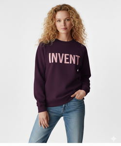 Customized Stylish Contrast Mock <b>Neck</b> Sweatshirt for Women High Collar with Front Logo Winter Mockneck Sweatshirt - Product Image 4