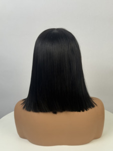 Perruque Bob Courte en Cheveux Humains Vietnamiens de Qualité Supérieure, Perruque Bob Courte en Dentelle, Perruque 100% Cheveux Humains – Direct Usine - Product Image 1