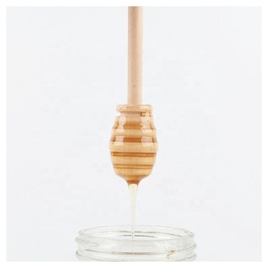ช้อนตักน้ำผึ้งไม้ธรรมชาติสำหรับใช้ในครัว - Product Image 1