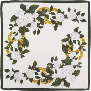 Cheap Price Custom Women <b>Square</b> Silk Bandana <b>Scarf</b> with Logo Printed Animal Pattern for Events - Product Image 2