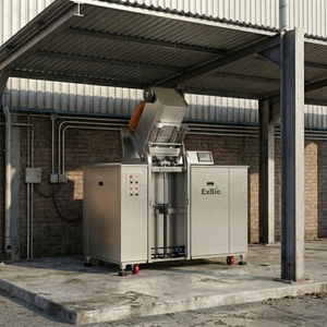 Máquina Comercial de Reciclaje de Residuos Alimentarios Ética con Capacidad de 850 kg, Digestor de Alimentos con Motor de 3 HP y Acero Inoxidable para Cafetería - Product Image 5