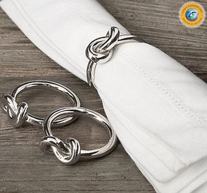 Linea Exports Inc. – Nouveaux Anneaux de Serviette Métalliques Écologiques de Style Américain, Motifs Botaniques Exquis, Finitions Polies Supérieures - Product Image 5